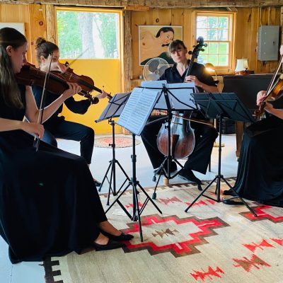 Spirited Quartet Salonnières at Millbrook’s Music Barn
