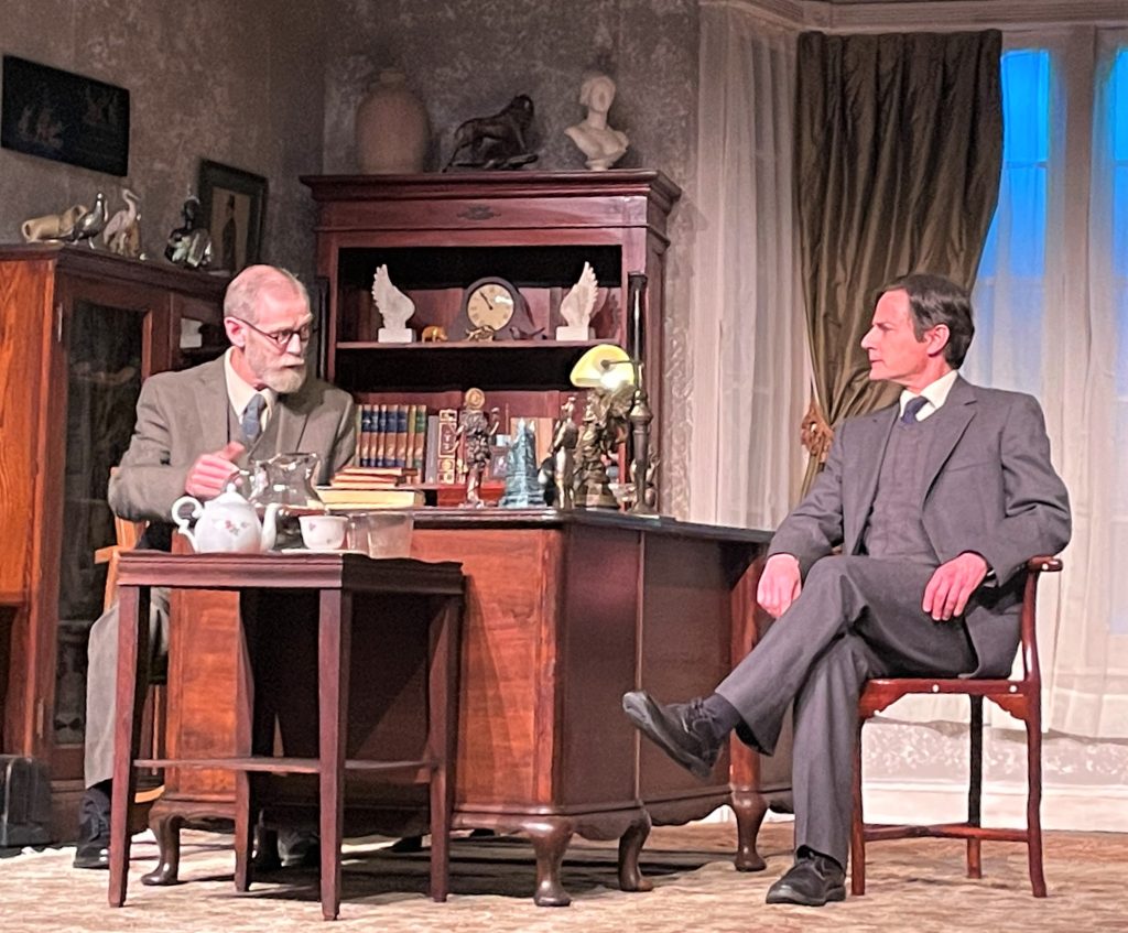 Freud and Lewis debate at Theatreworks